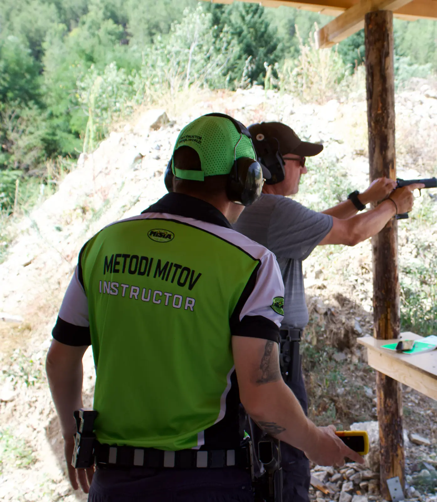 The instructor at your shoulder