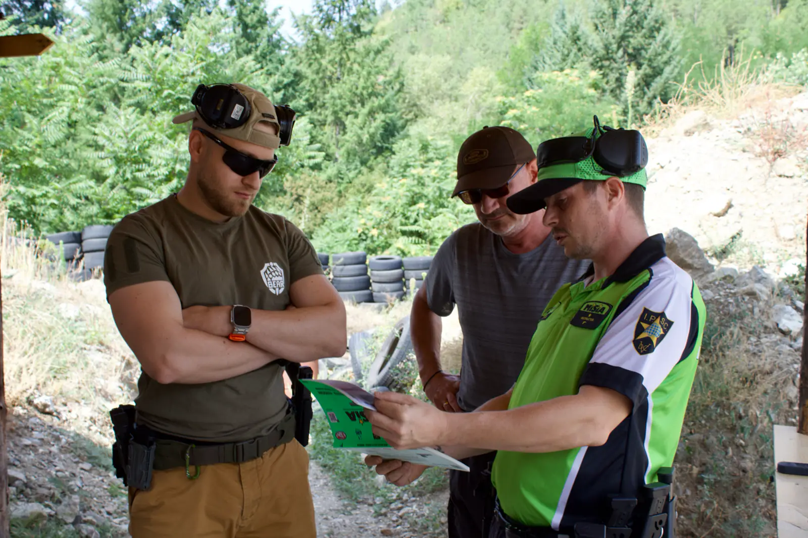 The briefing, before the first shot